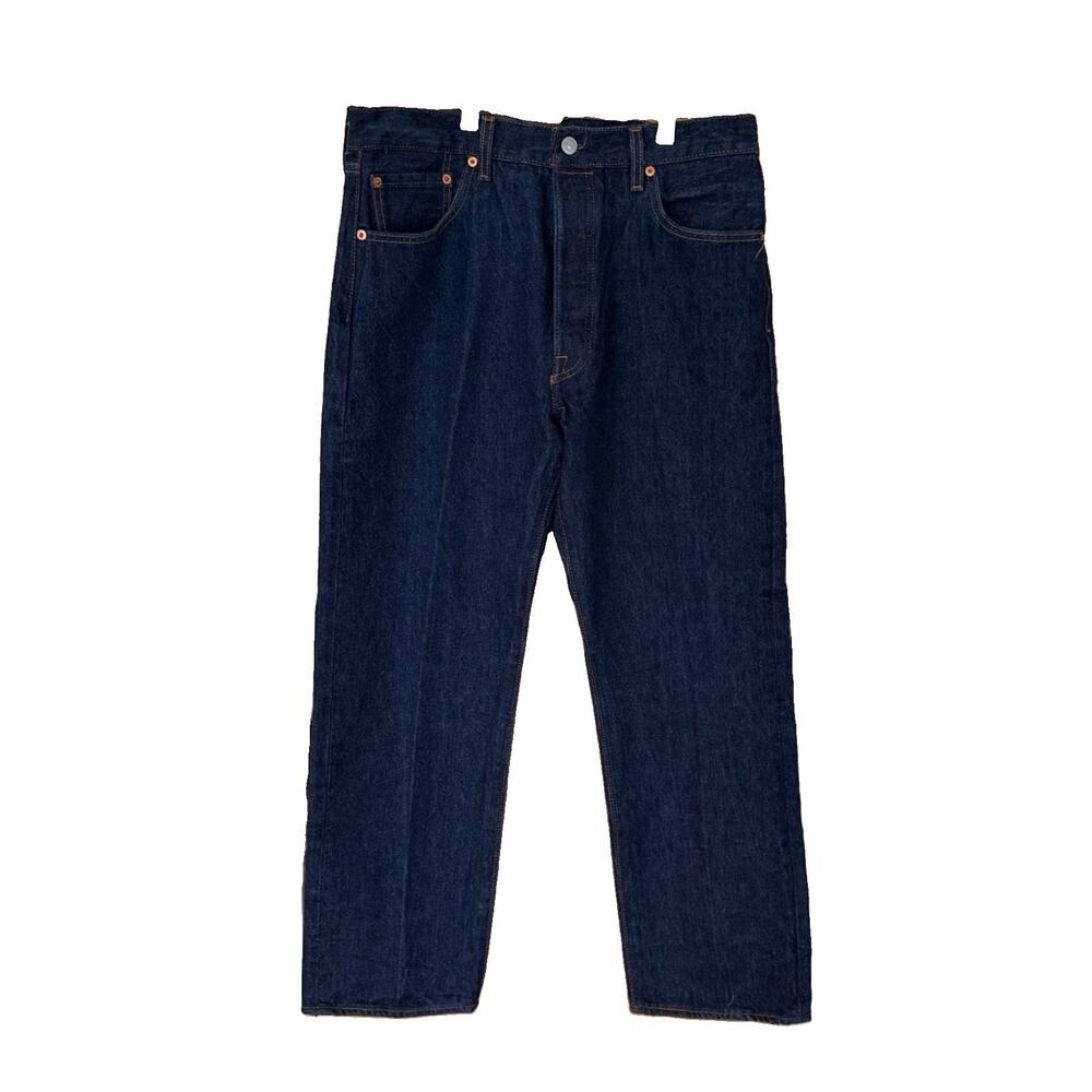 Levi’s 501 Blue Jeans measured 36x30 501 Made in Mexico